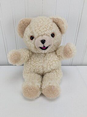 Vintage Snuggle Bear Plush 10" Stuffed Animal Lever Brothers Russ Security Toy